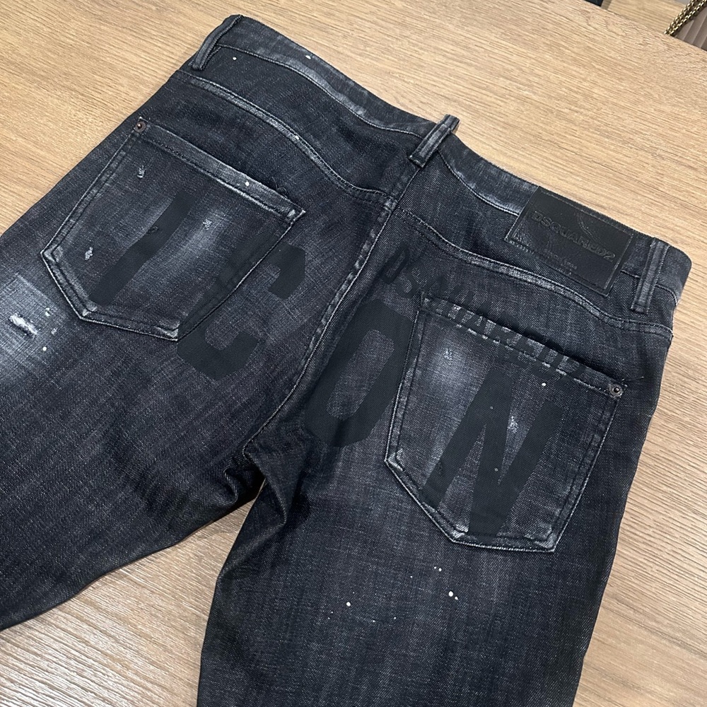 Dsquared2 Black Icon Men Jeans